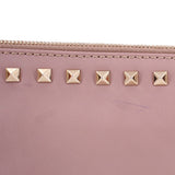 VALENTINO ROCKSTUD POUCHES MAUVE