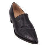 CLUB MONACO ALEXIA EMBOSSED LEATHER HEELS BLACK 36 EU | 6 US