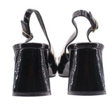 JEFFREY CAMPBELL NAKITA PATENT LEATHER HEELS BLACK 10 US