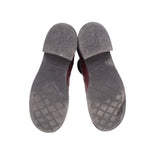 CHANEL quilted bootie outsole bottoms with tread and CC marks