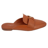 LOUIS VUITTON MARE FLEX OPEN SLIDE FLATS BROWN 40 EU | 9.5 US