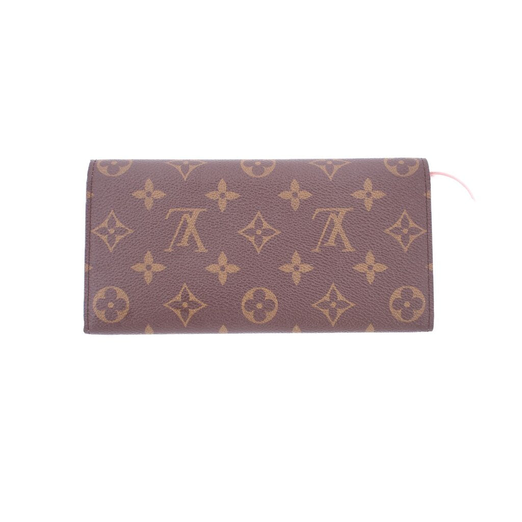 LOUIS VUITTON Emilie wallet in monogram canvas with snap closure