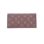 LOUIS VUITTON Emilie wallet in monogram canvas with snap closure