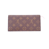 LOUIS VUITTON Emilie wallet in monogram canvas with snap closure