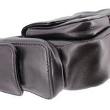 MIU MIU POCKET SHOULDER BAGS BLACK