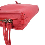 BALENCIAGA 2017 BLACKOUT REPORTER CROSSBODYS RED