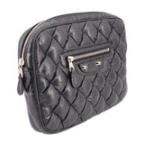 BALENCIAGA QUILTED POUCHES BLACK