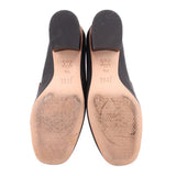 J MCLAUGHLIN WENONA LEATHER HEELED TASSEL PENNY LOAFERS CREAM/BLACK 7.5 US