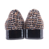 J MCLAUGHLIN CHERI TWEED HEELS BLACK 7 US