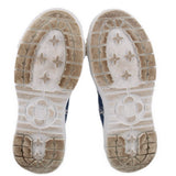 LOUIS VUITTON sneaker outsoles, textured rubber with monogram-style embossed marks