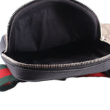 GUCCI TWO POUCH BELT BAGS BROWN/BLK