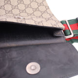 GUCCI TWO POUCH BELT BAGS BROWN/BLK