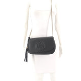 GUCCI SOHO DISCO FLAP CROSSBODYS BLACK