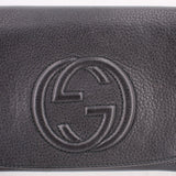 GUCCI SOHO DISCO FLAP CROSSBODYS BLACK