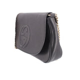 GUCCI SOHO DISCO FLAP CROSSBODYS BLACK