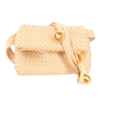 BOTTEGA VENETA THE FOLD CROSSBODYS BEIGE