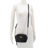 GUCCI MINI MARMONT CROSSBODYS BLACK