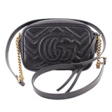 GUCCI MINI MARMONT CROSSBODYS BLACK