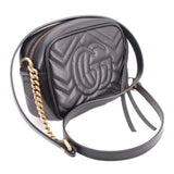 GUCCI MINI MARMONT CROSSBODYS BLACK