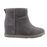 UGG HEELED BOOTIES GRAY 9 US