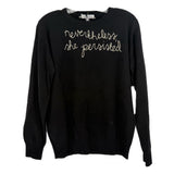 LINGU FRANCA GRAPHIC SWEATERS BLACK S