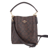 COACH MOLLIE BUCKET CROSSBODYS BROWN