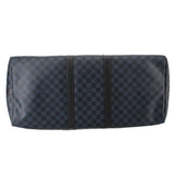LOUIS VUITTON KEEPALL BAND 55 TRAVEL BLUE