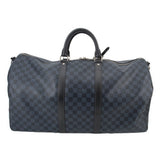 LOUIS VUITTON KEEPALL BAND 55 TRAVEL BLUE
