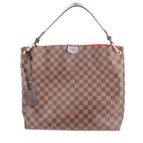 LOUIS VUITTON GRACEFUL MM SHOULDER BAGS DAMIER EBENE