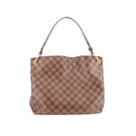 LOUIS VUITTON Graceful MM shoulder bag, Damier Ebene canvas, rounded top