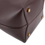 SAINT LAURENT LE 37 BUCKET SHOULDER BAGS BROWN