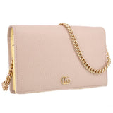 GUCCI MARMONT WOC CROSSBODYS TAUPE