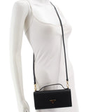 PRADA WOC CROSSBODYS BLACK