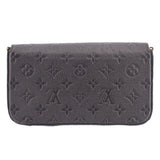 LOUIS VUITTON FELICIE CROSSBODYS BLACK