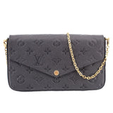 LOUIS VUITTON FELICIE CROSSBODYS BLACK