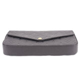 LOUIS VUITTON FELICIE CROSSBODYS BLACK