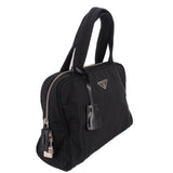 PRADA NYLON HANDLE BAG BLACK