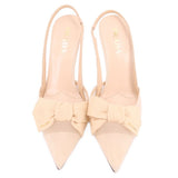 PRADA MESH SLINGBACK HEELS NUDE 40 EU | 9.5 US