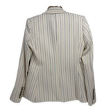VERONICA BEARD SUIT W/DICKEY 2 PC CREAM/STRIPE S | 6