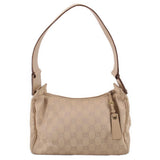 GUCCI CANVAS SHOULDER BAGS NUDE