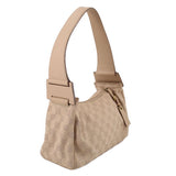 GUCCI CANVAS SHOULDER BAGS NUDE