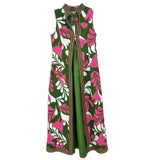 FRANCES V PRINT TOPS GREEN S | 4