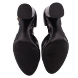 NATURALIZER LEATHER HEELS BLACK 9 US
