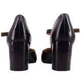 NATURALIZER LEATHER HEELS BLACK 9 US
