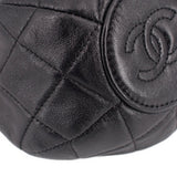 CHANEL MINI DRAWSTRING CROSSBODYS BLACK