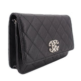 CHANEL CAVIAR WOC CROSSBODYS BLACK
