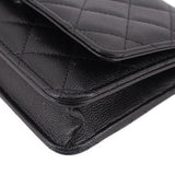 CHANEL CAVIAR WOC CROSSBODYS BLACK