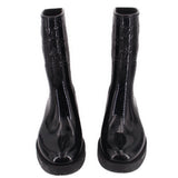 LOUIS VUITTON DROP FLAT HALF BOOTS BLACK 39 EU | 8.5 US