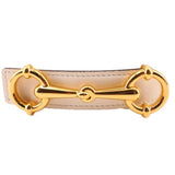 HERMES LADY RIDER BELTS CREAM/LEMON 85 | US M