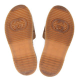 GUCCI JUMBO GG SANDALS BROWN 38.5 EU | 8.5 US